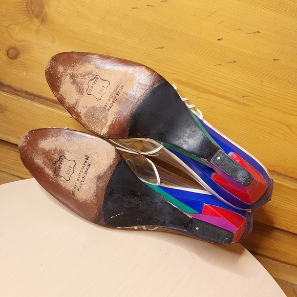 STUART WEITZMAN Clear Wedge Shoes - Picture 3 of 12